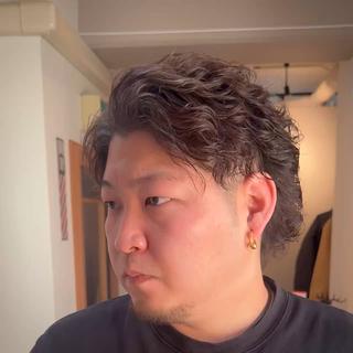 ショート パーマ メンズ GLADMAN'S CUT CLUB 立川所属・立川メンズカット/ メンズパーマ💈三上のヘアスタイル
