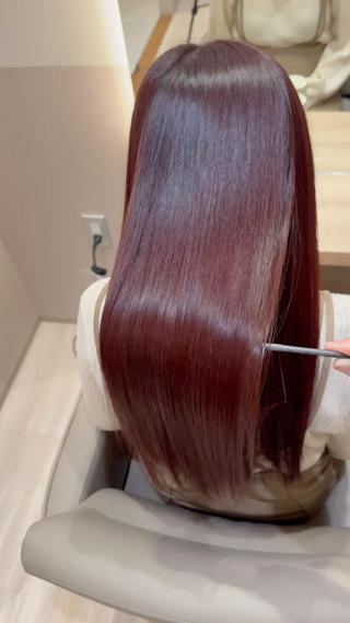 ロング カラー 髪質改善、全席個室、 錦糸町⭐️原孝嘉のヘアスタイル