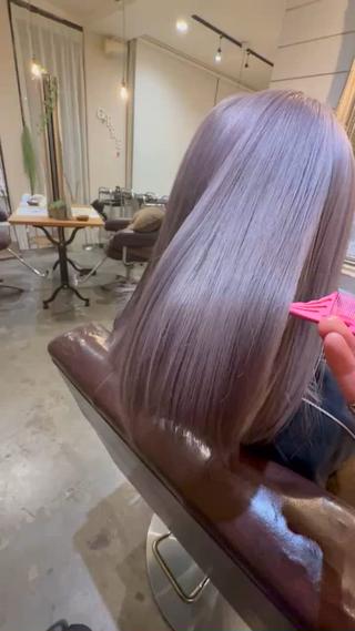 カラー 【透明感カラー】 上村響月のヘアスタイル