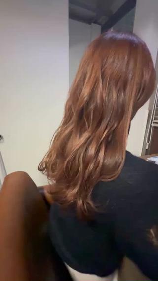 カラー 【透明感カラー】 上村響月のヘアスタイル