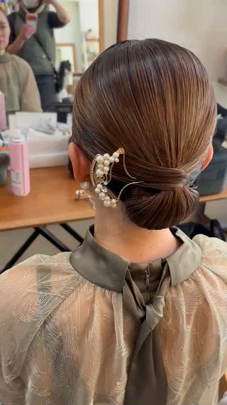 ヘアアレンジ ヘアセット/卒業式 袴着付け✨清水玲歌のヘアスタイル