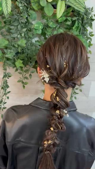 ヘアアレンジ ヘアセット/卒業式 袴着付け✨清水玲歌のヘアスタイル