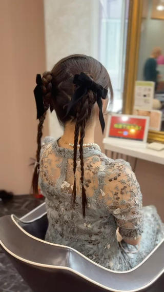 ロング 暗髪艶カラー/ 髪質改善TR/maiのヘアスタイル