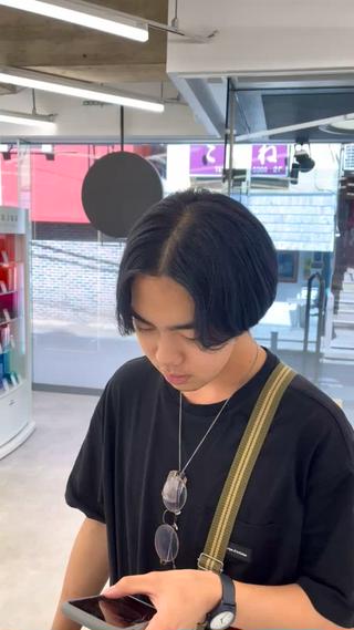 カラー メンズ 森龍馬 メンズ専門美容師のヘアスタイル