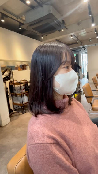 ミディアム davin中目黒 KATOのヘアスタイル