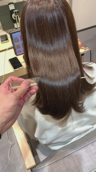 上品ブラウンカラーとウルトワトリートメント 