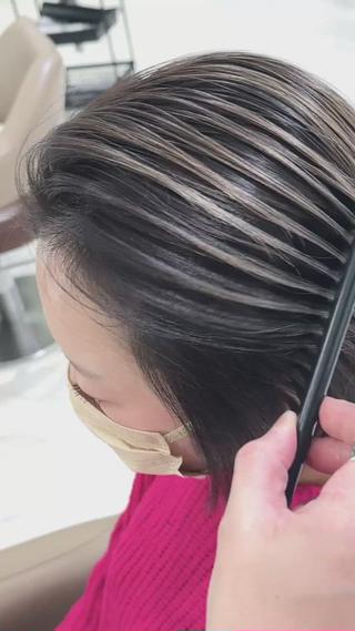 髪質改善バレイヤージュ 