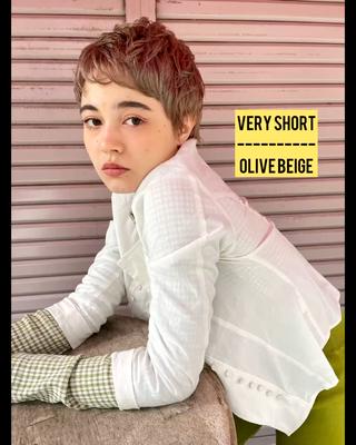 ショート カラー ショート/ボブ/ 心斎橋/宮脇美奈のヘアスタイル