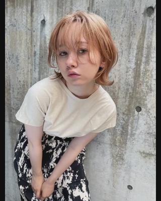 ショート カラー ショート/ボブ/ 心斎橋/宮脇美奈のヘアスタイル