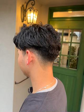 ショート パーマ メンズ SHION men's permのヘアスタイル