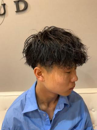 ショート パーマ メンズ SHION men's permのヘアスタイル