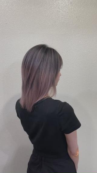 ミディアム カラー パーマ ヘアアレンジ メンズ キッズ ネイル マツエク・マツパ 髪質改善🇰🇷 レイヤーカット/梅田のヘアスタイル