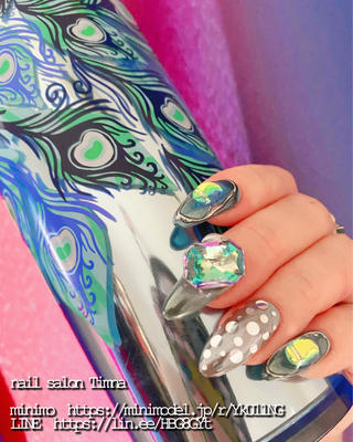 セミロング NAILSALON 🍔Timna🍟のネイルデザイン