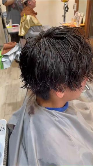 メンズ 仙台/メンズ/ フェザー/リョウのヘアスタイル