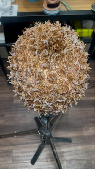 17ミリの直毛にeasy drillで根元から動きとカールを!イージーパーマ