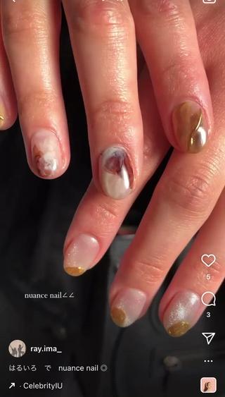 #ニュアンスネイル　#maybycharme 