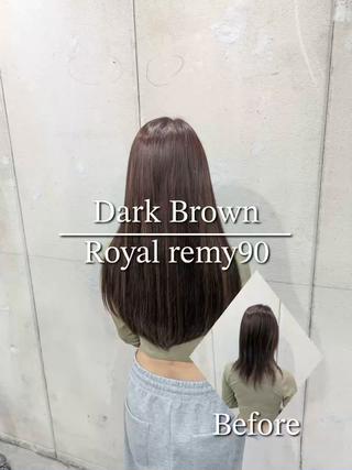 ストレートが好きな方にもエクステでロングにするのはオススメです 