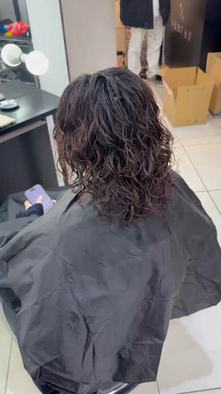 パーマ 海外風ニュアンス パーマモデル募集🌀のヘアスタイル