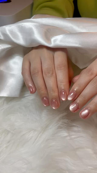 #青葉台ネイル#藤が丘ネイル#マグネットネイル#シンプルネイル#キラキラネイル #定額デザイン#フレンチネイル#春ネイル 