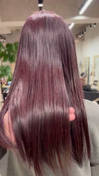 ブリーチなしWカラー /アレンジ/ユウミのヘアスタイル