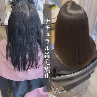 セミロング カラー パーマ 増子 祐太朗のヘアスタイル