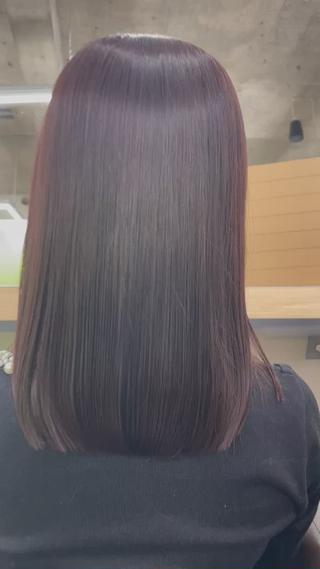 ミディアム 縮毛矯正特化✨ newi　大西将弘のヘアスタイル