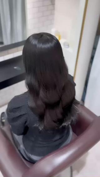 カラー 🇰🇷韓国風艶髪 /AZUSA🤍のヘアスタイル