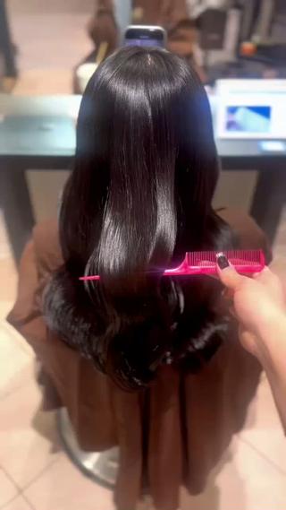 セミロング 🇰🇷韓国風艶髪 /AZUSA🤍のヘアスタイル