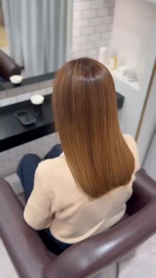 カラー 🇰🇷韓国風艶髪 /AZUSA🤍のヘアスタイル