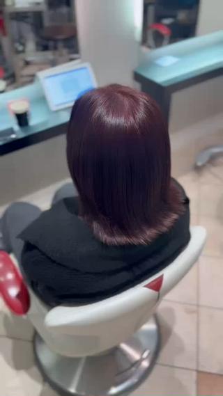 カラー 🇰🇷韓国風艶髪 /AZUSA🤍のヘアスタイル