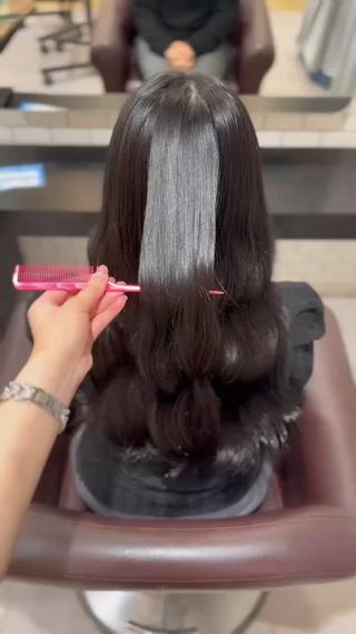 ロング 🇰🇷韓国風艶髪 /AZUSA🤍のヘアスタイル