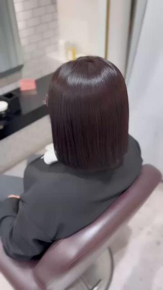 カラー 🇰🇷韓国風艶髪 /AZUSA🤍のヘアスタイル