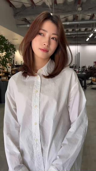 シンプルなワンカールミディアム。