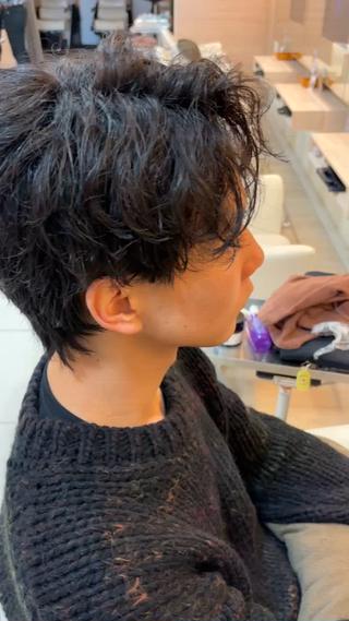 ミディアム カラー パーマ ヘアアレンジ メンズ キッズ 🫧Selene SHOGO🫧のヘアスタイル