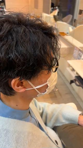 ミディアム カラー パーマ ヘアアレンジ メンズ キッズ 🫧Selene SHOGO🫧のヘアスタイル