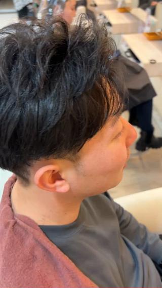 ショート カラー パーマ ヘアアレンジ メンズ キッズ 🫧Selene SHOGO🫧のヘアスタイル