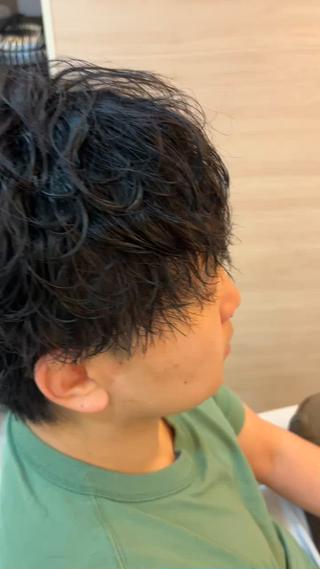 ミディアム カラー パーマ ヘアアレンジ メンズ キッズ 🫧Selene SHOGO🫧のヘアスタイル