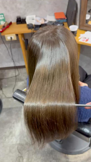 ロング カラー 髪質改善 /絹髪🫧ゆたかのヘアスタイル