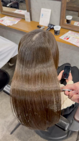 ロング カラー 髪質改善 /絹髪🫧ゆたかのヘアスタイル
