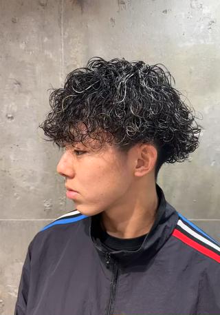 メンズパーマ
波巻きパーマ
波巻きプードルパーマ