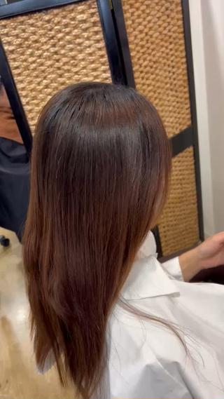 ロング ボブ/ショートボブ/ 縮毛矯正/吉川清保のヘアスタイル