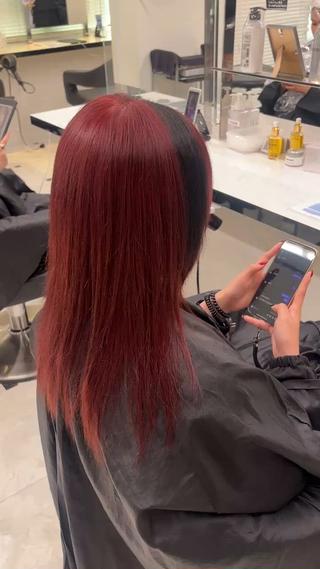 #ダブルカラー #髪質改善 #トリートメント #デザイン #デザインカラー 
デザインカラーは塗り分け料金として1100円頂いております！
 