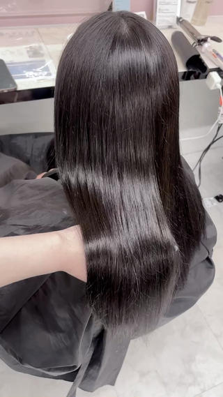 #韓国カラー #ブルーブラック #透明感カラー  