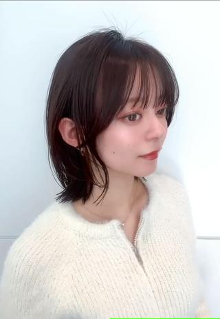大人上品で可愛いBOB hair
カラーは『ラベンダーグレージュ』 