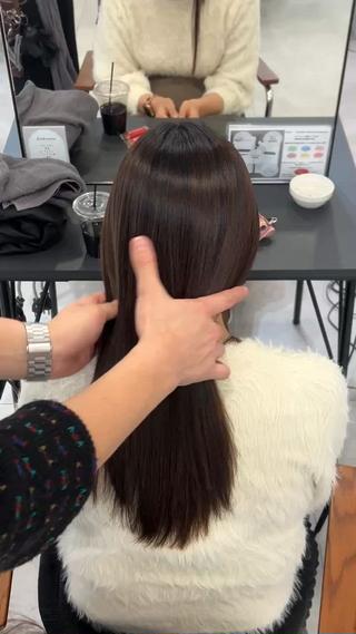 ロング カラー 小澤 一稀のヘアスタイル
