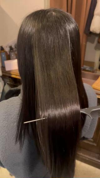 ロング カラー 小澤 一稀のヘアスタイル