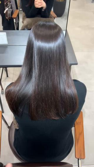 セミロング カラー 小澤 一稀のヘアスタイル