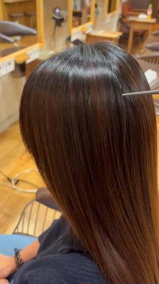 ロング 武田玲音/カラー モデル/堀江のヘアスタイル