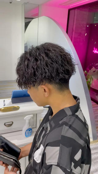 ショート パーマ メンズ 【メンズ特化】岩瀬 武【メンズパーマ】のヘアスタイル