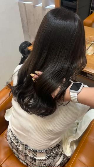 ロング カラー 【完全個室】髪質改善 暖色カラー/山崎唯奈のヘアスタイル